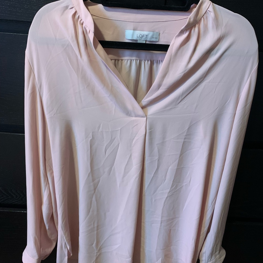 LOFT blush Blouse | Large